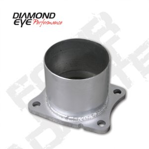 Chevrolet 2500 Exhaust Adapter - Diamond Eye Performance - 4-Bolt Flange - Aluminized - `01-`07